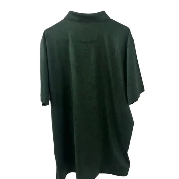 Peter Millar Crown Sport Summer Comfort Green BLSM  Print Polo Size Extra Large - Picture 6 of 9